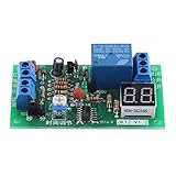 DC 12 V　タイマーモジュール　リレーモジュール　継電器　コントロールスイッチ　オートメーション　LED表示　自動化　電圧検出　デジタル遅延タイマー