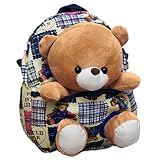 （C-blossom）ベビー リュック おしゃれなデザイン かわいいくまさん ぬいぐるみ付き（1-3歳 子供用 リュックサック） (Dタイプ)