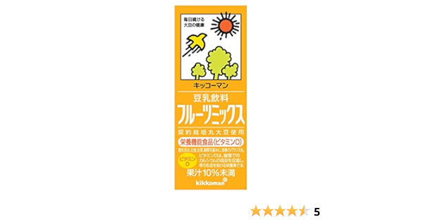 Amazon キッコーマン飲料 豆乳飲料 フルーツミックス 0ｍｌ 豆乳 豆乳飲料 通販