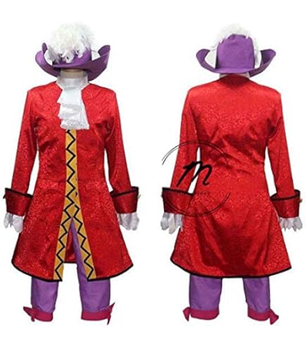 ディズニーヴィランズ　フック船長　コスチューム　ユニベアシティ ピーターパン ピーターパンの敵役に変身☆ビルド・ア・ベア フック船長