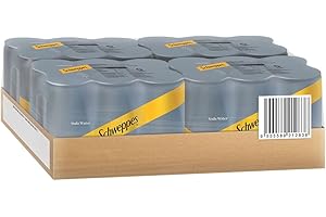 Schweppes Soda Water Mini Cans, 24 x 180ml