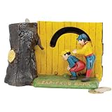 アンティークレプリカLeap Frog Collectors 'ダイキャストIron Mechanical Coin Bank