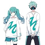 MZYSTJ 初音ミク印象Tシャツ コスプレ衣装 男女兼用 春秋服 (Tシャツ,XXL)