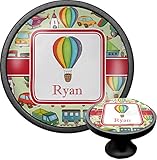 ヴィンテージTransportationキャビネットノブ(ブラック) ( Personalized )
