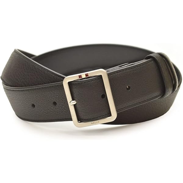 Amazon | [バリー] メンズ リバーシブルレザーベルト(サイズ調整