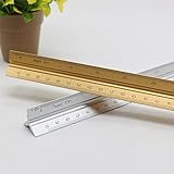 function-rulerソリッド1個アルミ三角形三角形メトリックスケールメジャールーラー図面ツール学校Office Supplies シルバー 5646345065394