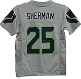 リチャード・シャーマンシアトルシーホークス# 25 Nfl Youthミッドティア代替ジャージーグレー