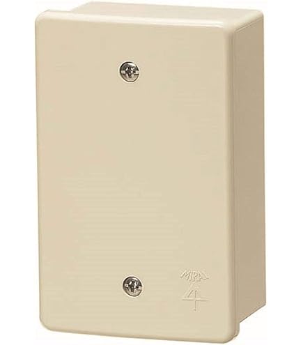 RG406V （ベージュホワイト） 専用ケース付 Amazon.co.jp: 未来工業 露出スイッチボックス カバー付