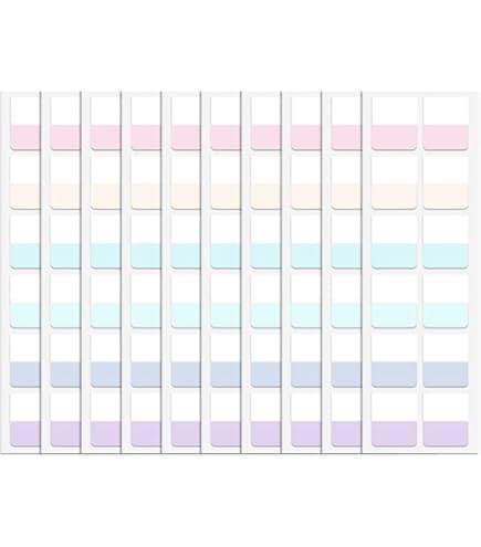 Amazon.co.jp: 付箋セット、仕切り付箋、プランナーブレット