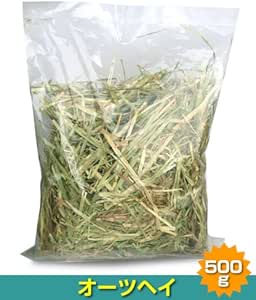 Amazon オーストラリア産プレミアムオーツヘイ 500g うさぎ モルモットなどの牧草 愛らびっとオリジナル牧草 愛らびっと フード 通販