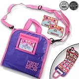 Holds 200 – Tiny ToyバッグShopkinsストレージキャリアオーガナイザーコンテナ – Collectors Carrying Tote互換W / Mini Toys colleg