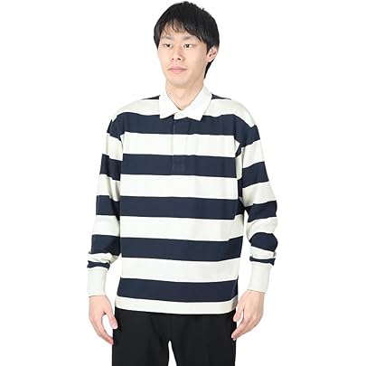   ブロックストライプラグビーシャツ Amazon.co.jp: [カンタベリー] 4INCH STRIPE RUGBY JERSEY