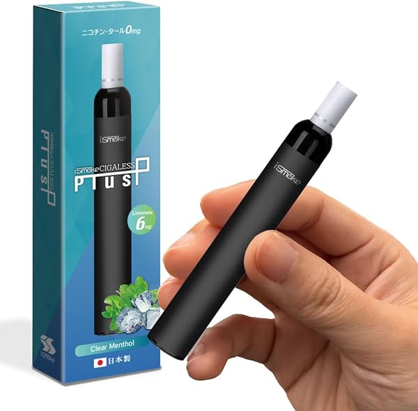 iSmoke Cigaless Plus Electronic Cigarette Tar Nicotine 0 VAPE Electronic Cigarette Disposable Shisha Carry Starter Kit Body (Weight 6 mg, Clear Menthole 1 piece) - 1