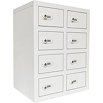 Amazon.co.jp: 貴重品ロッカー 金庫 小型 鍵付き ダイヤル錠