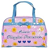 アスナロ（バッグ） ボストンバック 子供 プールバッグ チェック 内布付 ガーリーF ピンク-サックス