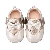 Tortor 1bacha(JP)ベビーシューズ　女の子　子供フラットシューズ　本革　フォーマル靴　キッズ　蝶結び　ファーストシューズ　新生児　レザー　春夏　10.5-12.5cm　スエード靴底　乳児