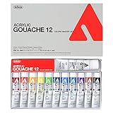 ホルベイン アクリリックガッシュ D411 マスター12色セット (20ml 11色+40mlホワイト) 07411