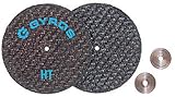 Gyros HT 11-32156 Fiberglass Reinforced Cut Off Wheel, 1-1/2-Inch Diameter, 2-Pack by Gyros