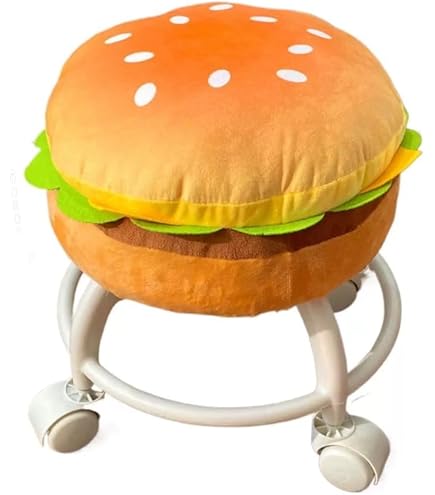 新品　ハンバーガースツール　椅子 ハンバーガーのイスいーっすね！（サイドテーブルとしても！） – HATCH