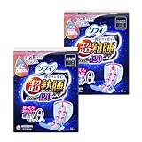 ソフィ 超熟睡ガード 330 特に多い夜用 羽つき (22コ入*2個セット) 生理用品 ナプキン まとめ買い (330)