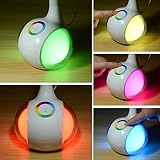 YaeKoo Innovative 2-in-1 Living Colors Changing and Eye-Protection LED Desk Lamp with 3-Level Adjust