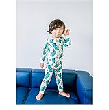 （ディゾン）dizoon パジャマ キッズ 子供 男の人 服 赤ちゃん服 パジャマ 上下セット 綿 長袖 Tシャツ 長ズボン 可愛い 5デザイン 2-7歳 (100cm, かわいい恐竜)