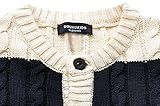 (コ-ランド) Co-landキッズ ニット カーディガン 男の子 長袖 セーター コート 子供服 ボーイズ トップス 配色 上着 ジャケット 110