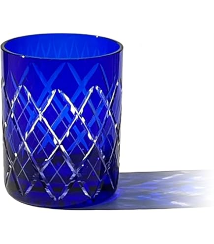 Amazon | 切子 カットグラス ペア オールドグラス 250ml 2色セット