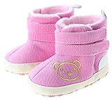 (ダンティヤ)Dantiya  ベビー　キッズ　新生児　秋冬　シューズ　靴　ピンク　ファーストシューズ (13cm)