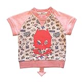MONICA BABY BLUE キッズ Tシャツ スカル レトロラクガキサマー TEE 100cm サイズ ライトピンク コットン 2111504005