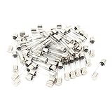 uxcell ガラスヒューズ管　電気コンポーネント　速断ヒューズ　250V 15A　50個入り