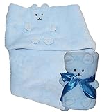 Baby Blanket Large (39 x 29) Multi Use Blanket Or Baby Towel Natural Soft Security Blanket Stroller 