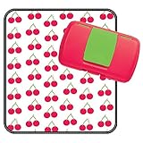 Koo-di Essentials Baby Wipes Box with Changing Mat - Cherry Delight