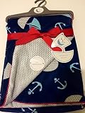 Baby Blanket Sailing Reversable by Sweet Lullaby