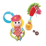 ユーキッド 片手でおしゃぶり、片手で音楽 ミュージックおもちゃ おてんば がらがら・おしゃぶり ラトル