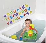 Wet & Stick Foam Blocks with Constructionボード&フローティングLetters & Numbers