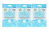 3-PACK Hydrapak Bottle Bright 12 Count Biodegradable Bottle Cleaning Tablets Chlorine Free & All Nat