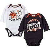 Gerber シンシナティ ベンガルズ ロンパース 長袖 2枚セット