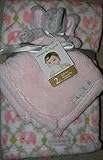 Elephant Blanket & Pink Elephant Lovie ~ Baby Gift Set Security Blankets by Blankets & Beyond