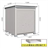 ヨド物置　エルモトピット　LODU-1825HD　基本棟　（土間タイプ）　『自転車・バイクの盗難対策に　バイクガレージ』 カシミヤベージュ