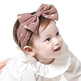 Domybest　ベビー ヘアバンド リボン キッズ 子供 カチューシャ 髪飾り ヘアアクセサリー 水玉柄　女の子 新生児 赤ちゃん 出産祝い 内祝い お宮参り 誕生日 100日記念 こどもの日 記念