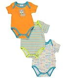 Duck Duck Gooseベビー男の子'stylishフレーム3 - Pack Bodysuits カラー: オレンジ