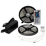 EPBOWPT 2Reels(10M/32.8ft) SMD 5050 Waterproof 300LEDs RGB Color Changing Flexible LED Strip Light+4