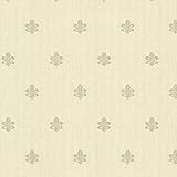 Mirage 2601-20850 Bolton Fleur De Lis Wallpaper, Light Green by Mirage