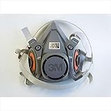 3M(スリーエム)　防毒マスク　面体(Lサイズ）　6000シリーズ