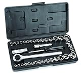 Tactix 734440T Socket Set, Black/Orange, 40-Piece [並行輸入品]