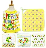 タオルセット はらぺこあおむし 入園準備 ループタオル/ガーゼプチタオル3枚/おりこうタオル WG469100/PG448500/WG447200