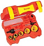 Starrett KDP06041-N 10-Piece Fastcut Bimetal Plumber's Hole Saw Kit by Starrett
