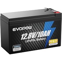 Amazon.co.jp: EVOPOW 12.8V 128Wh LiFePO4 10Ah リン酸鉄リチウム