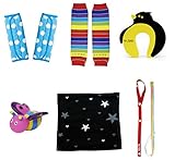 ラヴィギフト6点セットベルトカバー ブルー レインボー ペンギン 昆虫B 腹巻シルバー ホルダーレインボー lv-g09‐31